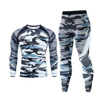 Maillots de compression unisexes, sous-vêtements de sport, leggings de gym MMA, shorts anti-UV coupe-vent en maille, imprimés simples