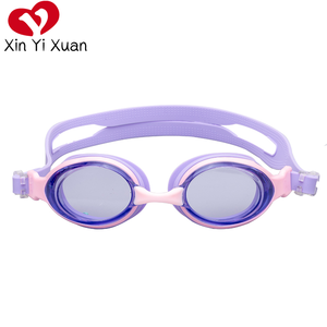 Lunettes de natation unisexes colorées, durables, anti-buée, protection UV, personnalisables avec votre propre marque, pour piscine extérieure - Product Image 1