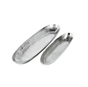 Great quality in reasonable price Fancy Aluminum Serving <b>Tray</b> Durable Construction For Home Kitchen And Restaurant Service - Product Image 6