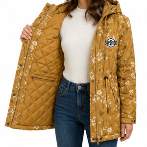 Parka Larga Elegante con Capucha para Mujer, con Interior de Felpa Suave, Exterior Impermeable y Diseño Moderno - Product Image 6