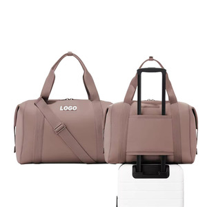 Unisex PU Duffle <b>Bag</b> Rectangular Shape Double Handle Zipper Closure Water Resistant Workout Use Below <b>20L</b> Capacity - Product Image 4