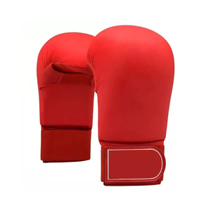 Gants de karaté en cuir avec logo personnalisé - Légers, surface haute qualité, design flexible, ajustables, unisexes, pour l'entraînement aux arts martiaux - Product Image 3