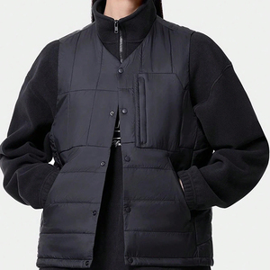 puffer vests stylish casual fashion winter clothes woman coat puffer sleeveless <b>jacket</b> women customized design puffer vest - Product Image 3