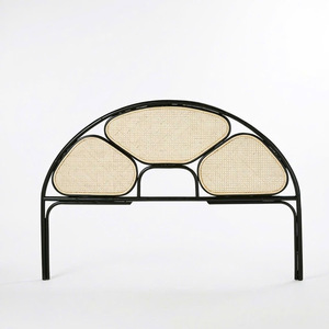 Tête de lit en rotin noir extra large, meilleure offre, têtes de lit en canne naturelle produites au Vietnam - Product Image 4