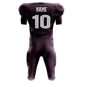 Dernier style, uniforme de football américain imprimé 100% polyester respirant, grande taille, manches courtes, fabriqué au Pakistan, vente en gros - Product Image 2