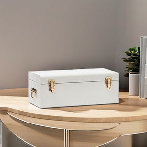 Coffre de rangement en métal blanc de haute qualité à bas prix dans le monde entier - Product Image 1