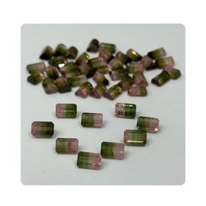 Turmalina Bicolor Natural de Afganistán, Corte Octogonal, Calidad AAAA, Certificada por IGI, Piedra Preciosa Calibrada al por Mayor para Joyería - Product Image 3