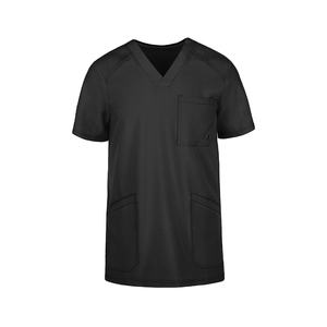 Uniforme Médico de Manga Corta para Hombre, Tela de Sarga de Poliéster/Algodón, Color y Logotipo Personalizados, Servicio OEM, Uso Hospitalario, Venta al Por Mayor - Product Image 5