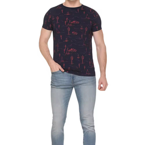 เสื้อยืดพิมพ์ลายซับลิเมชั่นสำหรับผู้ชายรุ่นใหม่ 100% ผ้าฝ้าย ทนทาน คุณภาพสูง ดีไซน์ปรับแต่งได้ เป็นมิตรกับสิ่งแวดล้อม ระบายอากาศได้ดี แห้งเร็ว - Product Image 6