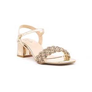 Sandales à talons dorées FN5411 Design élégant et fantaisie - Product Image 3