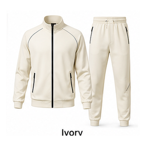 Conjunto de Chaqueta Deportiva Personalizada con Logotipo para Hombre, Chaqueta de Entrenamiento con Cierre Completo, Poliéster Interlock, Ropa Deportiva Personalizada de Fábrica - Product Image 1