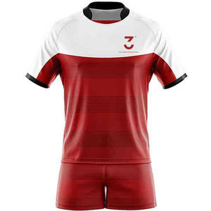 Uniforme de Rugby de Primera Calidad al Por Mayor de Fábrica, Conjunto Personalizado con Logotipo del Equipo, Tejido Transpirable de Secado Rápido, Servicio OEM - Product Image 1