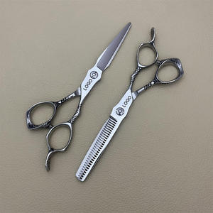 Tijeras de Peluquería de Nuevo Diseño, 6 Pulgadas, Acero Inoxidable y Cerámica, Profesionales, para Adelgazar el Cabello, Corte Plano - Product Image 3