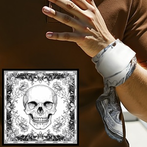 Pañuelos de Algodón y Poliéster Satinado, Bajo MOQ, Personalizados con Impresión Digital o Serigrafía, Pañuelos de Seda al por Mayor - Product Image 5