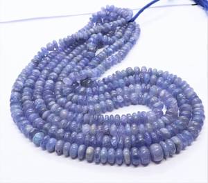 Cuentas redondas lisas de tanzanita natural AAA de 5 a 7 mm, collar de tanzanita azul de 16 pulgadas, cuentas redondas lisas para la fabricación de joyería. - Product Image 5