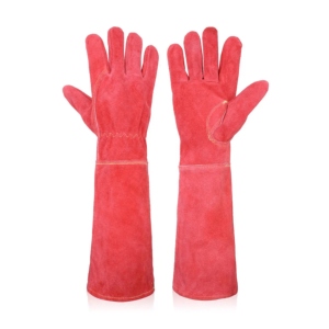 Equipo de Protección Personal, Guantes de Seguridad para Soldador, Diseño Personalizado CE, Piel de Vacuno, Antivibración, para Soldadura MIG/Arco de Argón - Product Image 3
