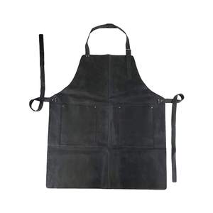 New SALUBRIOUS SPORTS SS-LA-001 ODM Custom Made Sleeveless Leather Apron High Quality Fabric Pocket <b>for</b> Men Women Low MOQ - Product Image 1
