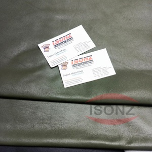 ISONZ หนังแกะแท้หนังแกะหนา 0.8-1.2 มม. ลายเม็ดสีทึบ กันน้ำ รองเท้า เข็มขัด โซฟา เฟอร์นิเจอร์ กระเป๋าถือ - Product Image 1