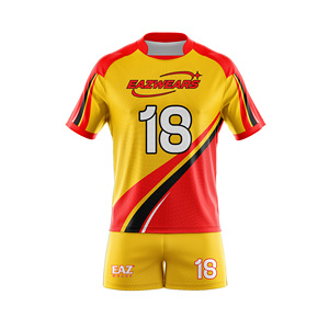 Custom Rugby Uniform Manufacturer OEM ODM Sublimation Rugby Jersey And Shorts Set Premium Team Sportswear Wholesale Supplier - Product Image 1