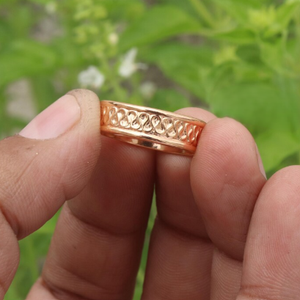 Anillo de Cobre con Motivo de Camello del Desierto Grabado, Anillo Terapéutico de Cobre Sólido de Alta Resistencia, Anillo de Energía Curativa Natural - Product Image 6
