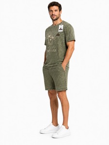 <b>Men</b> Summer Two Piece Clothing <b>Set</b> <b>Short</b> Sleeve <b>Top</b> with <b>Shorts</b> for Casual Streetwear <b>and</b> Travel with Oem Service Best Quality - Product Image 4