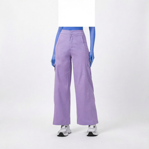 Pantalon Harem Femme SPINE CRAFT Taille Haute Élastique Coupe Ample Longueur Intégrale Couleur Unie Lin Coton Décontracté Été Respirant Tissé - Product Image 4