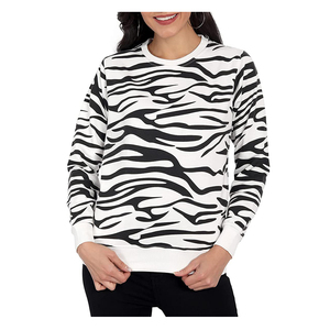 Sweat-shirt en toile 100 % coton imprimé numériquement pour femme, tendance hiver, meilleure qualité, respirant, style streetwear - Product Image 6