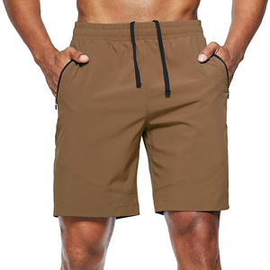 Custom Embroidery <b>Patch</b> logo High Quality Lightweight 100% Polyester Cotton <b>Shorts</b> For <b>Men</b> Side Buttons <b>Men's</b> Joggers Gym <b>Shorts</b> - Product Image 1