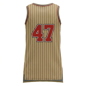 Camiseta de Baloncesto Personalizada del Fabricante, Uniforme Personalizado para Clubes, Camiseta Deportiva sin Mangas, Ropa Transpirable, Ropa para Fanáticos, Camiseta de Entrenamiento - Product Image 2