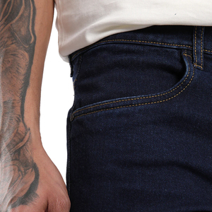 กางเกงยีนส์เดนิมทรงตรงแบบลำลองสำหรับผู้ชาย ไซส์ใหญ่ กางเกงยีนส์เดนิมยืดได้ - Product Image 4