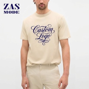 Camiseta Unisex de Lujo 100% Algodón 260gsm al por Mayor, con Logotipo Personalizado, Cuello Redondo, Sólida, Oversize, de Gran Gramaje y Ajuste Holgado para Hombre - Product Image 1