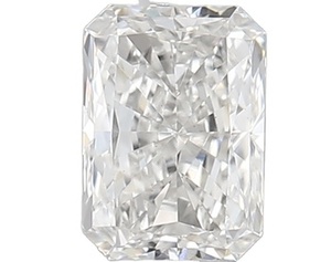 0.50Cts Lab Grown Diamond Forma radiante Excelente calidad VVS2 Claridad CVD Diamante Blanco F Color Radiant Cut Lab Diamonds OEM - Product Image 3
