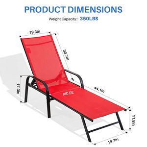 Silla de Jardín Apilable Moderna con Cojín Impermeable y Estructura de Acero Sólido para Patio, Jardín, Playa, Hotel, Villa - Product Image 3