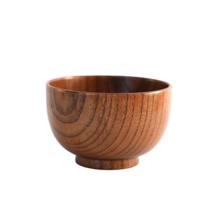 Bol en bois fait main, personnalisé, écologique, design moderne, avec revêtement en silicone, pour salade et service alimentaire, ustensiles de cuisine - Product Image 3