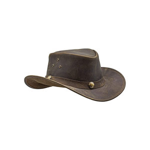 Unisex Brown Leather Striped Cowboy <b>Hat</b> with Braided <b>Band</b> Casual Outdoor & Beach Style Adult Spring Autumn Fit 56-58CM 2026 - Product Image 1