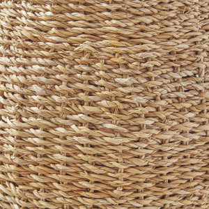 Pouf rond rembourré Boho pour siège de salon-Repose-pieds élégant - Product Image 3