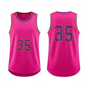 Camiseta de Baloncesto Personalizada al por Mayor, Uniforme de Equipo Sublimado, Tejido Transpirable, Estilo Profesional, Camiseta de Baloncesto de Secado Rápido - Product Image 1