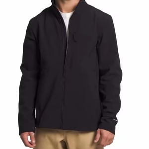 Outdoor Waterproof Windproof <b>Fleece</b> <b>Lined</b> Zipper Front Softshell <b>Jacket</b> Lightweight Breathable Casual Daily Wear OEM Service for - Product Image 2