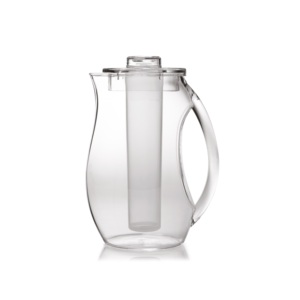 Carafe en plastique Excelsa On Ice 220 cl, pichet à eau transparent avec filtre - Product Image 1