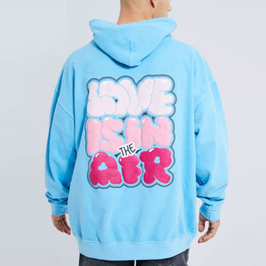 Wholesale <b>Men's</b> Vintage Streetwear Hoodies 100% Cotton Winter Waterproof Camouflage <b>Fleece</b> Heavyweight <b>Black</b> Washed for - Product Image 4