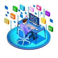Professional Custom Software Application Development Enterprise Startup Solutions-Stock Internet Version MAC/LINUX Supported