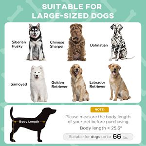 Cuccia rialzata per cani 107x76x94 cm con tettoia in rete traspirante, lettino per animali domestici da esterno per campeggio, lavabile e confortevole - Product Image 4