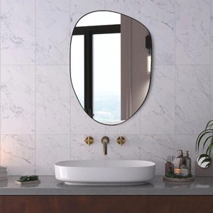 Espejo de Pared de Madera de Acacia, Espejo Decorativo de Madera Sostenible para Decoración del Hogar Ecológica, Plato Colgante al por Mayor - Product Image 5