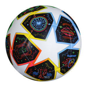 Custom Color and Design PVC Logo Print Size 4 Low <b>Bounce</b> Futsal Football Outdoor Soccer <b>Ball</b> Best Manufacturer Genuine Durable - Product Image 1