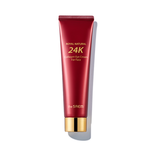 Crème pour les yeux au collagène 24K Saem Royal, ingrédients naturels anti-rides au peptide pour le visage - Product Image 1