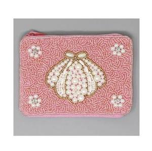 Beaded Sun Of A Beach <b>Coin</b> <b>Purse</b> Zipper Closure Handmade Mini Bohemian Style Unisex - Product Image 4
