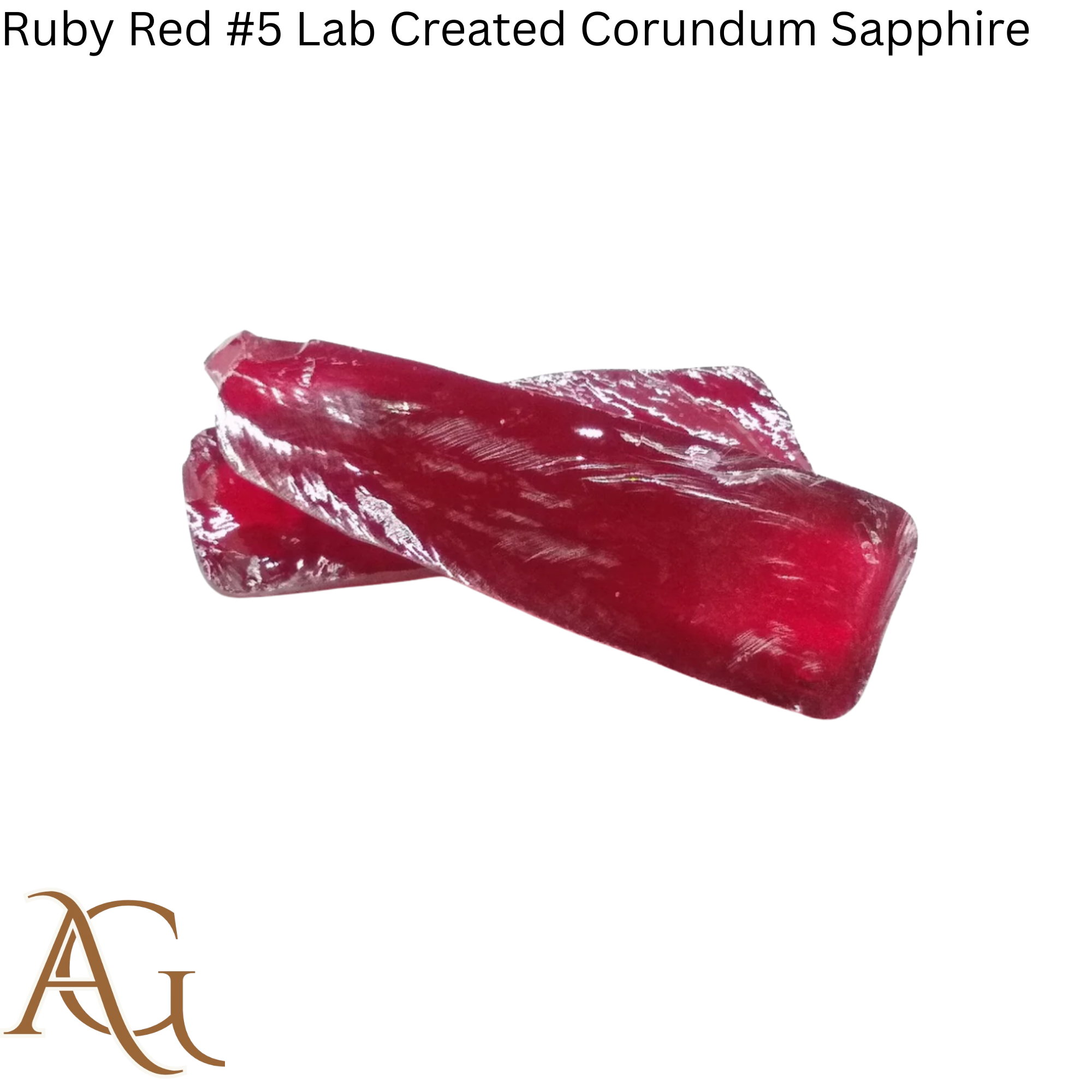 #5 Lab Created Corundum Ruby Red