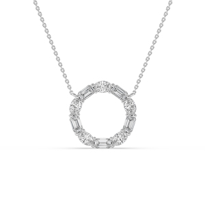 Lab Grown Diamond <b>Pendant</b> 3.00 Carat Oval Brilliant Cut 14K <b>Solid</b> <b>Gold</b> Women's Luxury Jewelry IGI Certified - Product Image 4