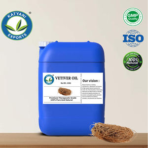 Aceite Esencial de Vetiver de Alta Calidad y Consistencia, Aceite de Vetiver Destilado al Vapor - Fabricante y Exportador Mayorista B2B - Desde India - Product Image 4