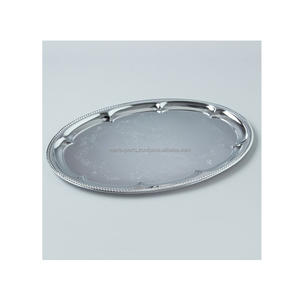 Bandeja de Servir Moderna de Aluminio de Lujo Hecha a Mano, Plato Grande Pulido para Mesa de Comedor, Hotel, Restaurante, Catering - Product Image 4